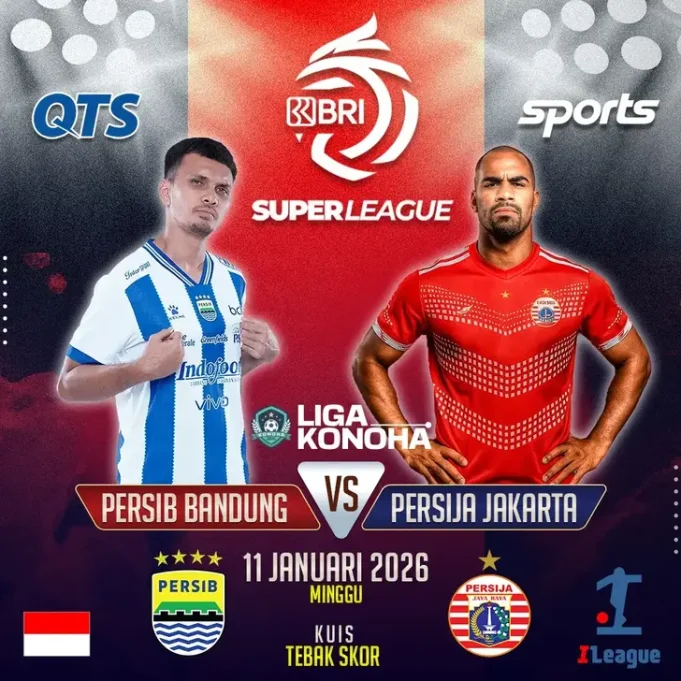 Persib vs Persija (Kuis Tebak Skor Berhadiah total 2JT Rupiah) Event QTS Persib vs Persija