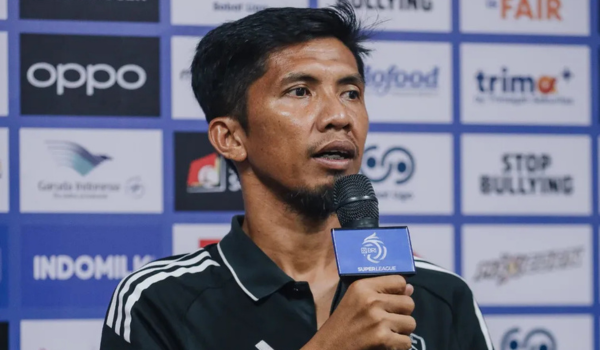 Ahmad Amiruddin dalam laga Bali United vs PSM Makassar