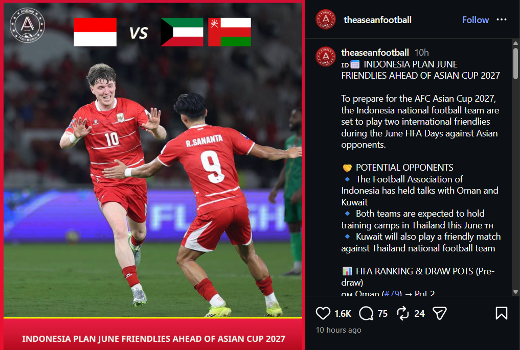 jadwal timnas indonesia