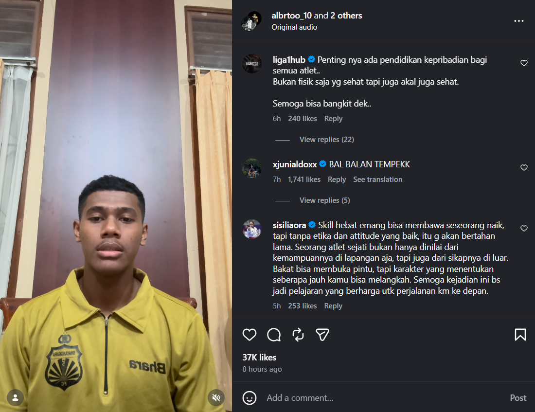 Fadly Alberto dicoret Timnas U-20